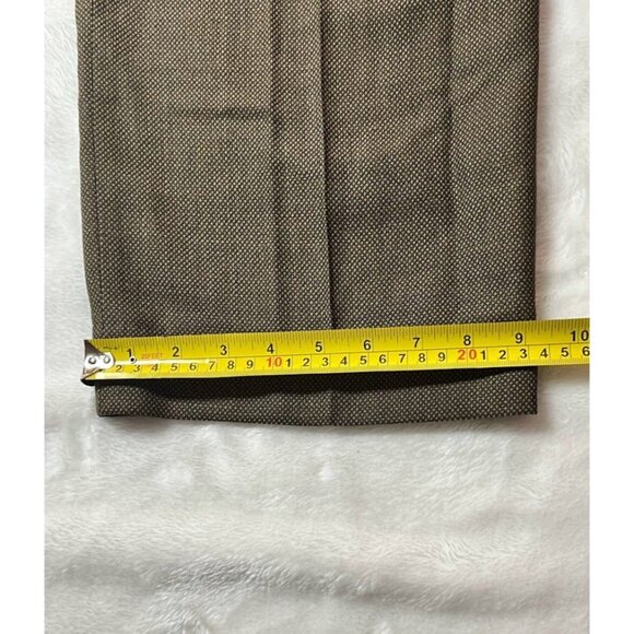 Eddie Bauer Mens Pants Dress Tall Brown AKA 100% Wool/Line Lining Size 36x32 - Picture 7 of 14